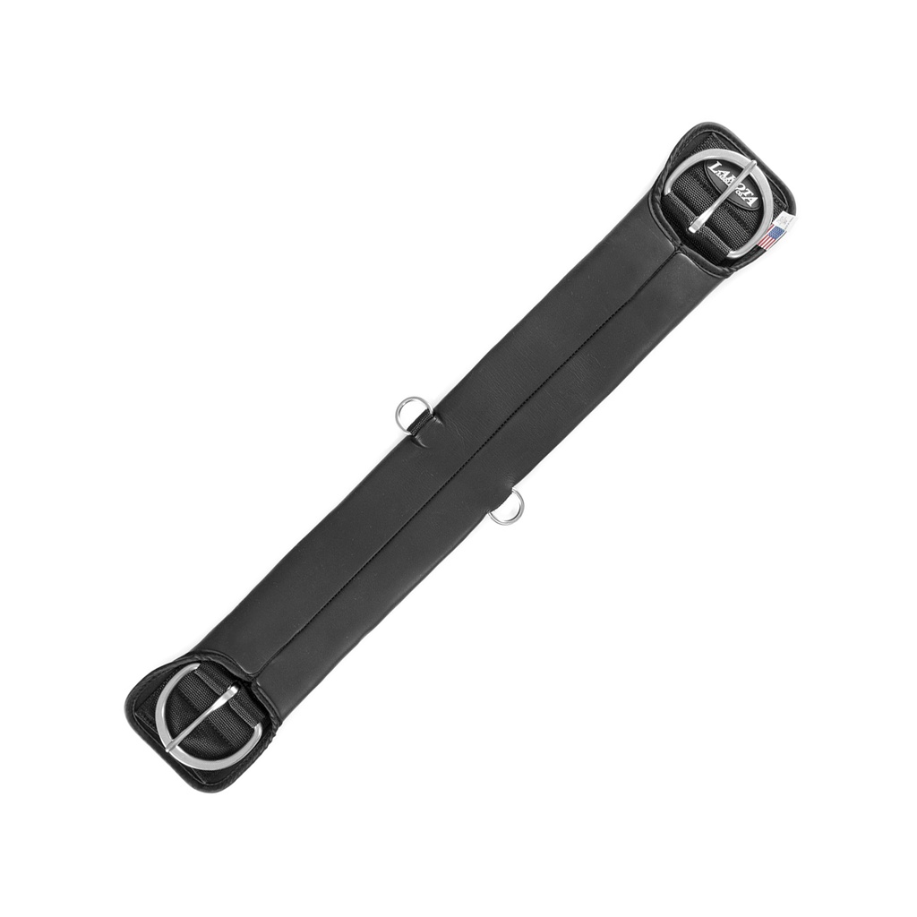 Cilha western de neoprene com fivelas em inox