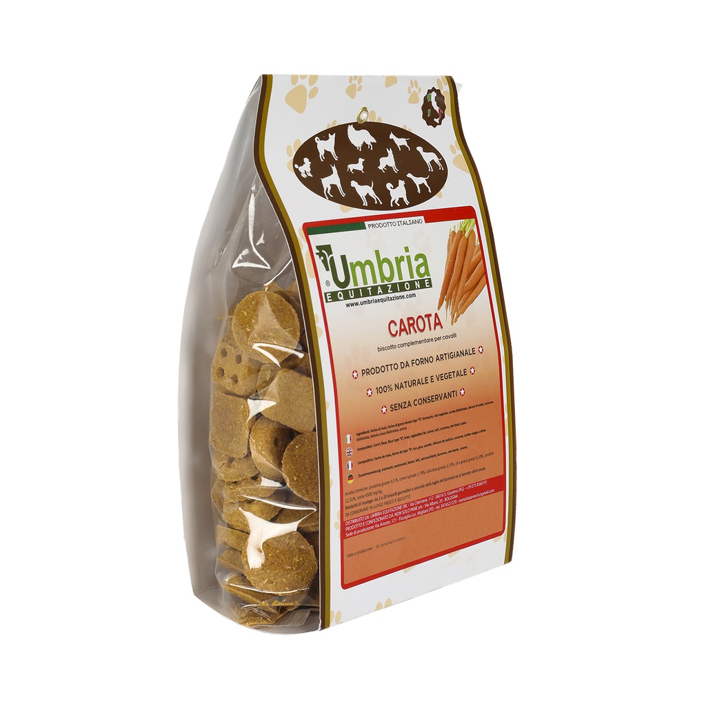 Biscoitos cenoura (500 gr)