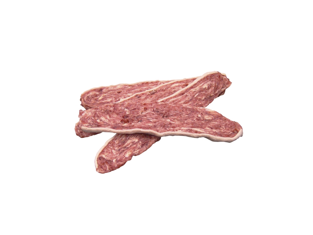 Snack de cão com sabor a vaca e galinha