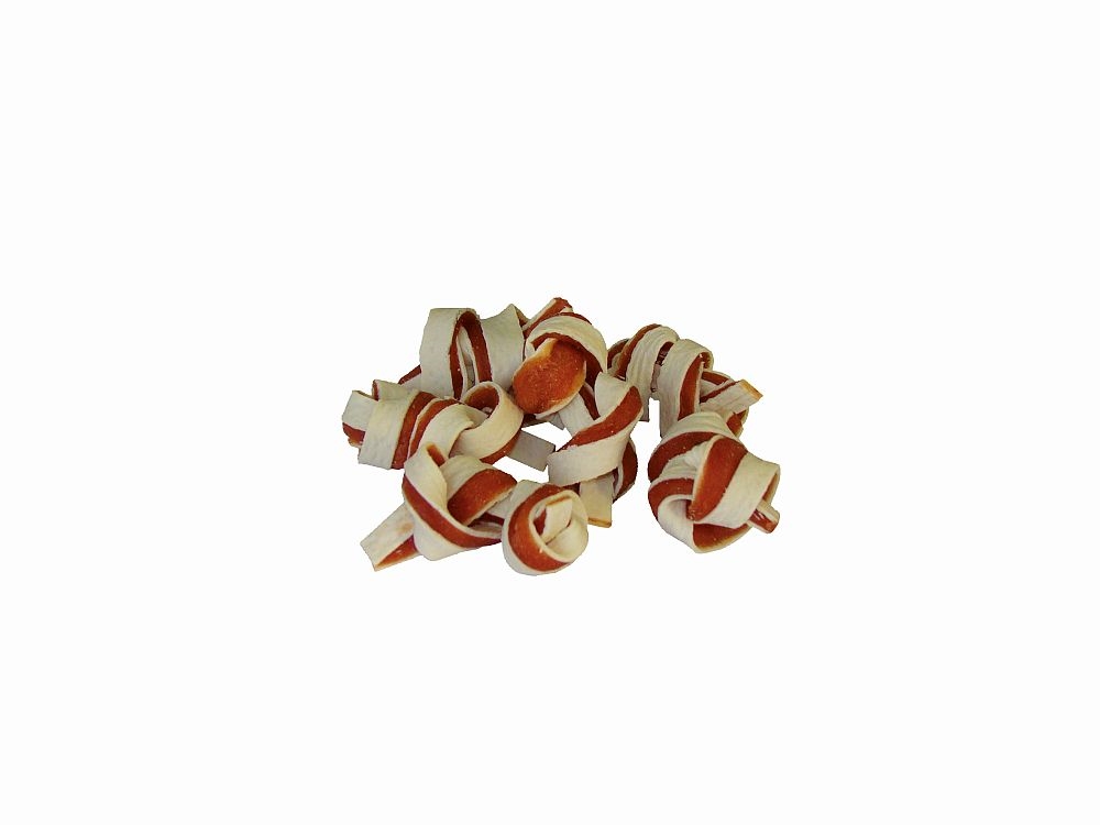 Snack nós com sabor a galinha e peixe