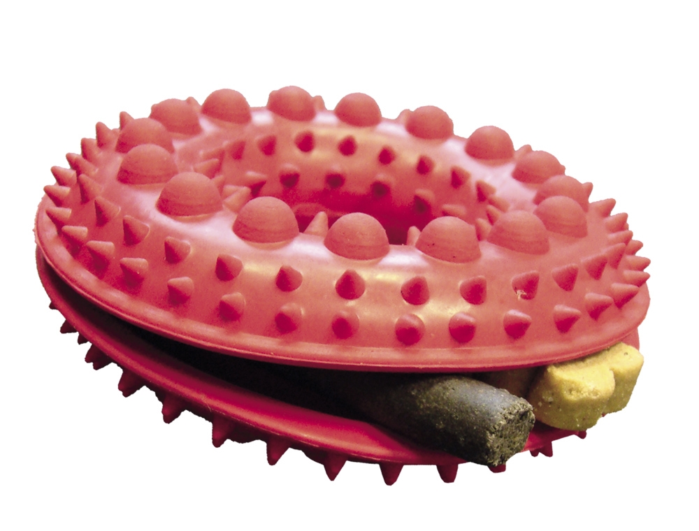 Snackring de borracha com espigões