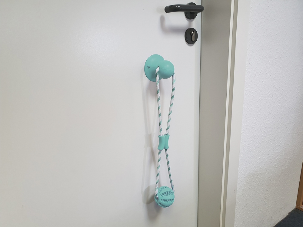 Bola com corda "DENTAL LINE"