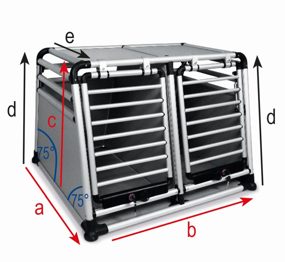 Transportadora de Aluminio Dupla "ROUND CORNER"