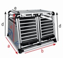 Transportadora de Aluminio Dupla "ROUND CORNER"
