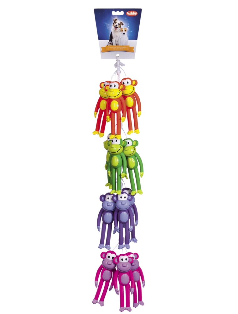 Brinquedo de latex macacos