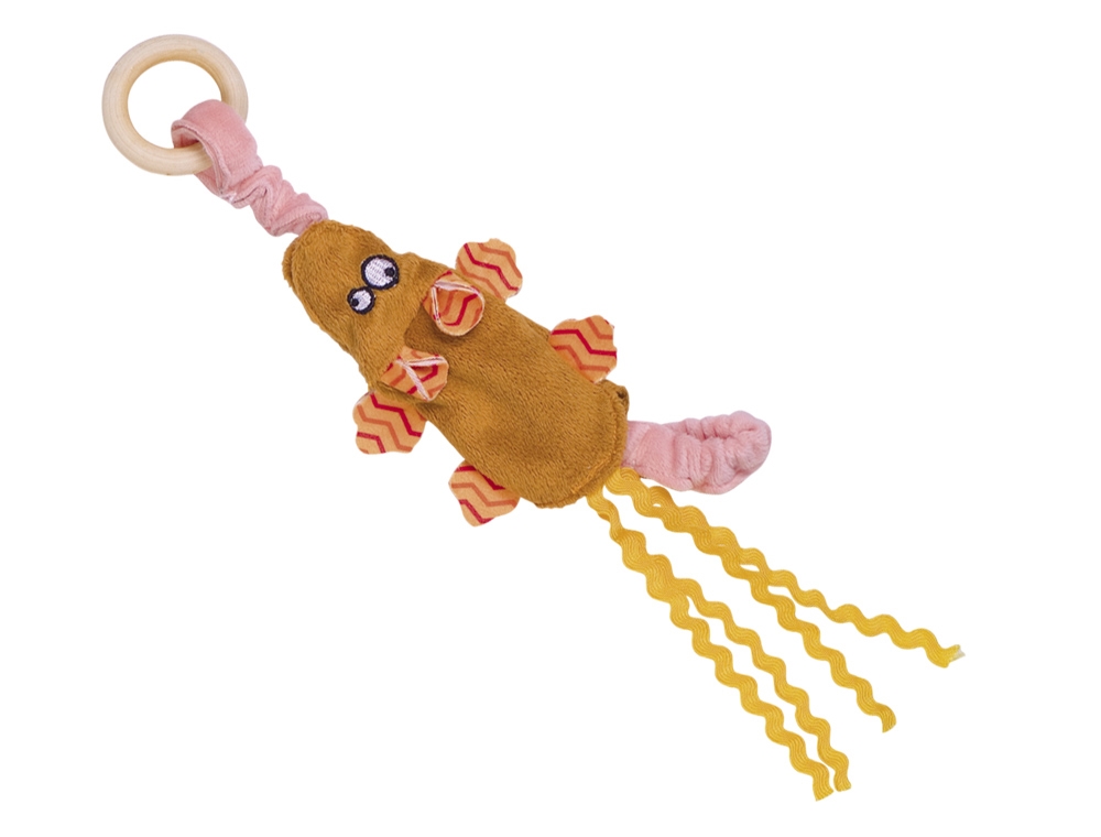 Peluche rato com elástico