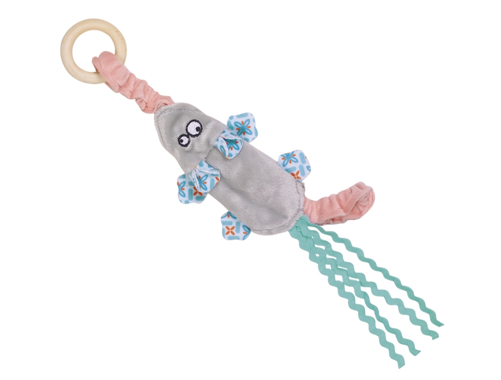 Peluche rato com elástico