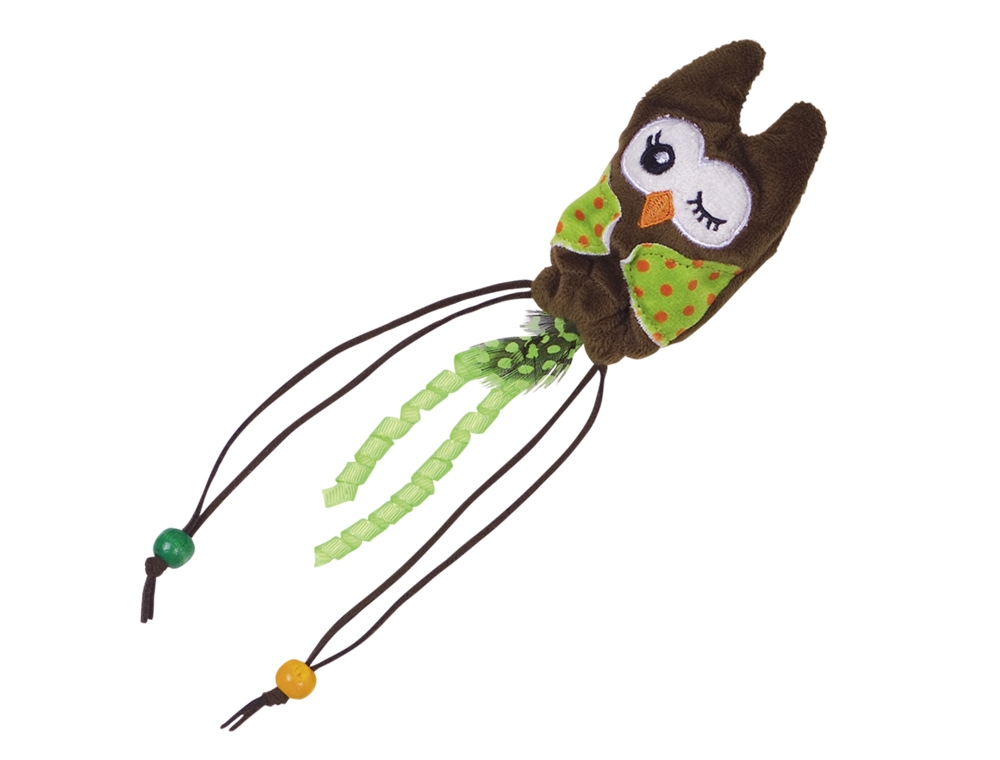Peluche curja com bola madeira