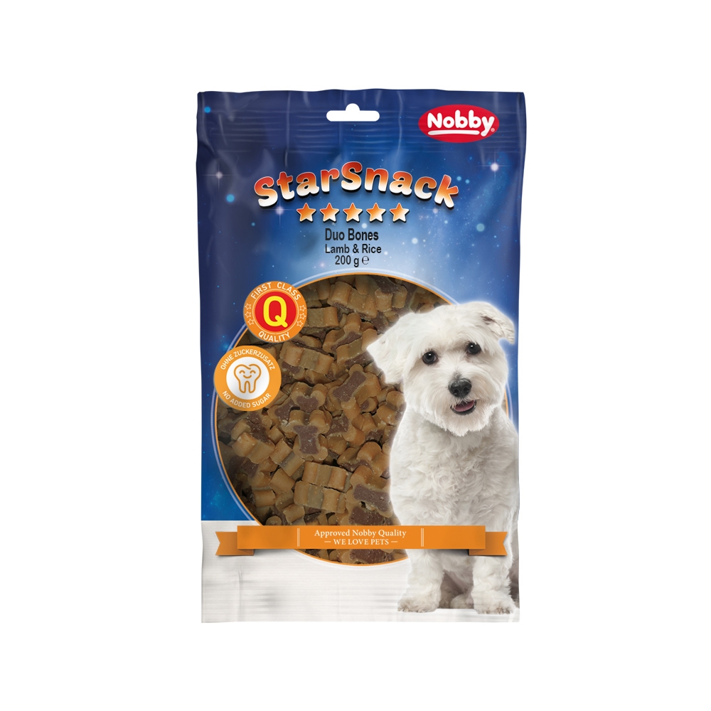 Biscoitos "Duo Bones Lamb & Rice"
