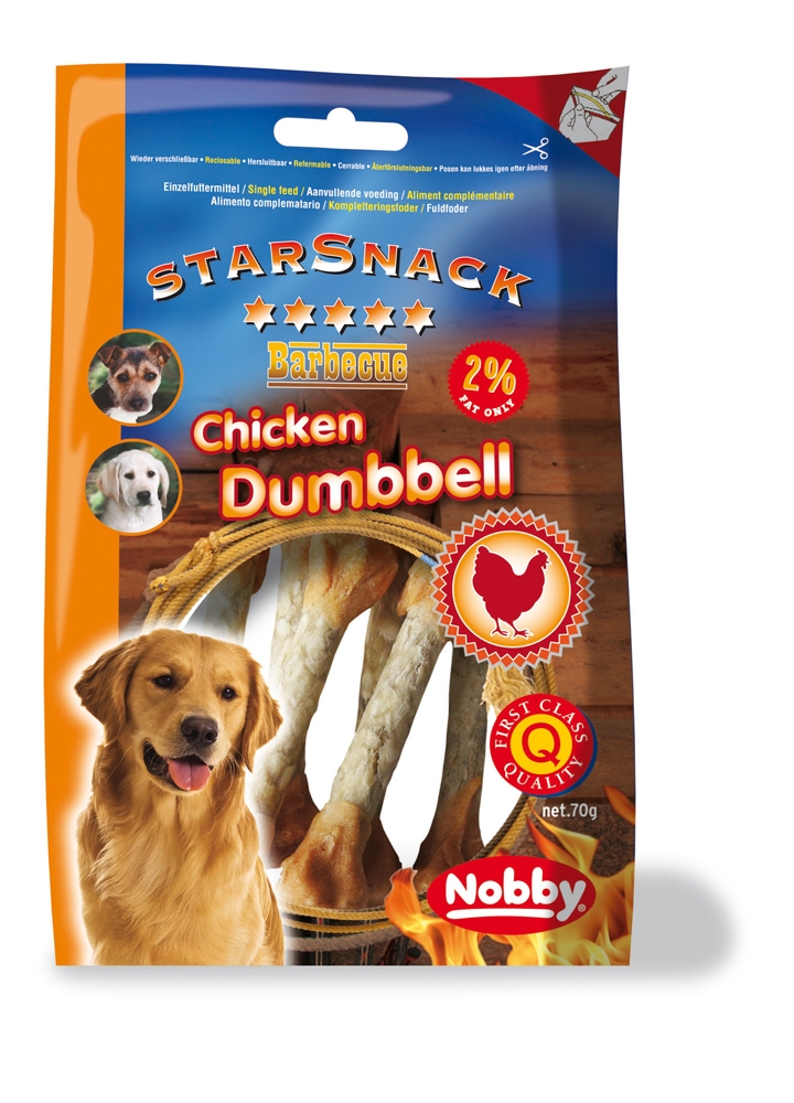 Snacks Barbecue Chicken Dumbbell