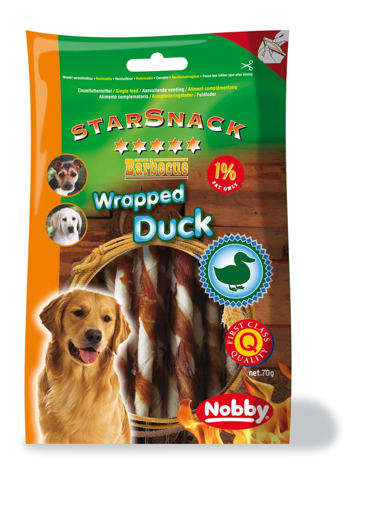Snack Barbecue Wrapped Duck