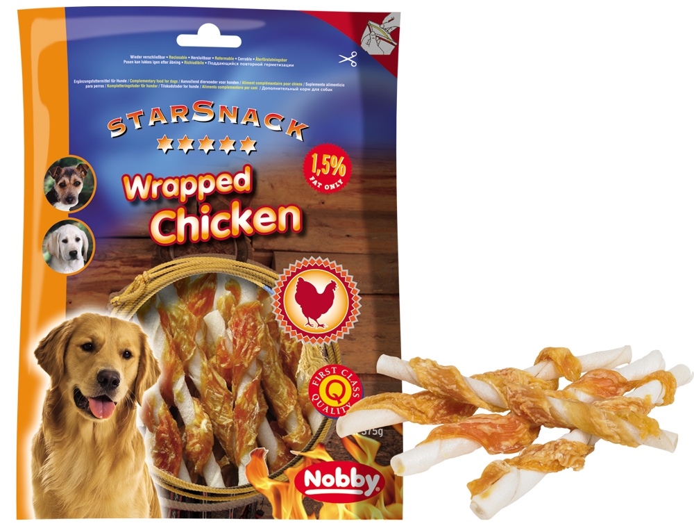 Snack Barbecue Wrapped Chicken