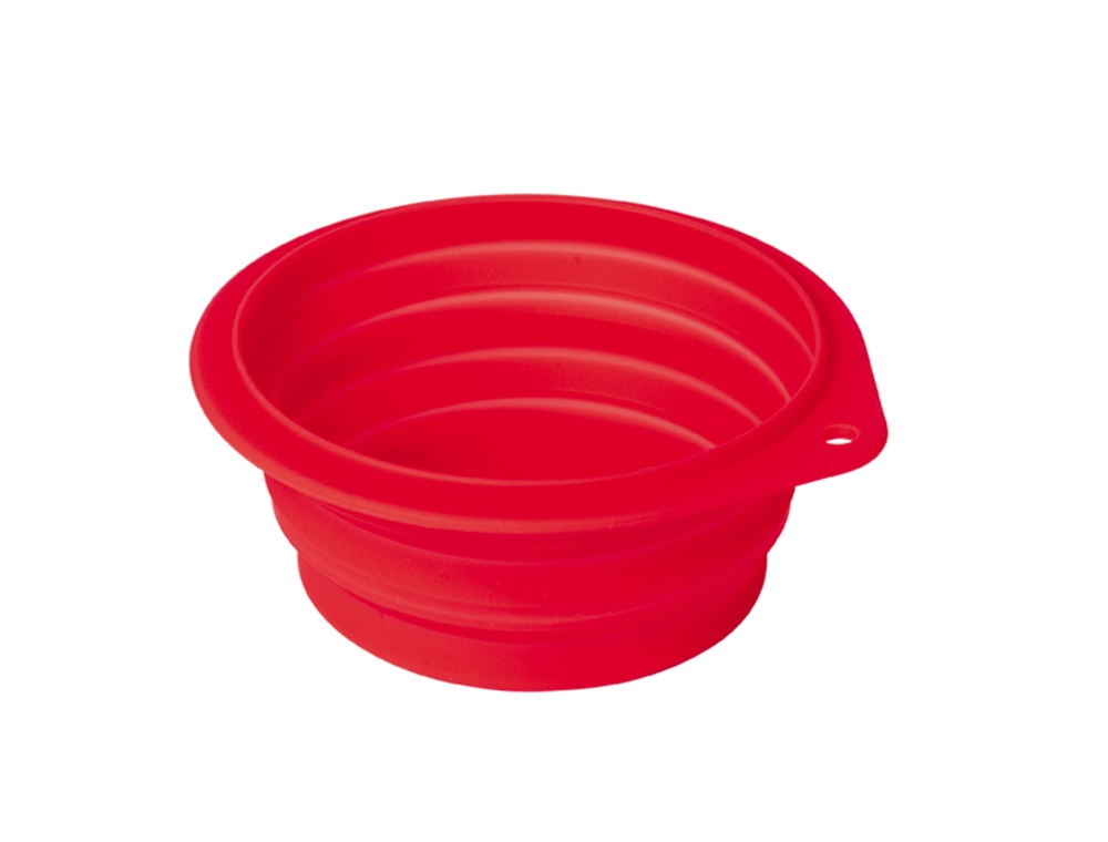 Comedouro Silicone, dobrável