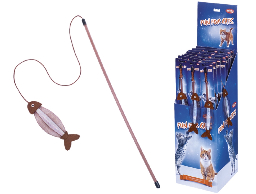 Vara com peluche peixe