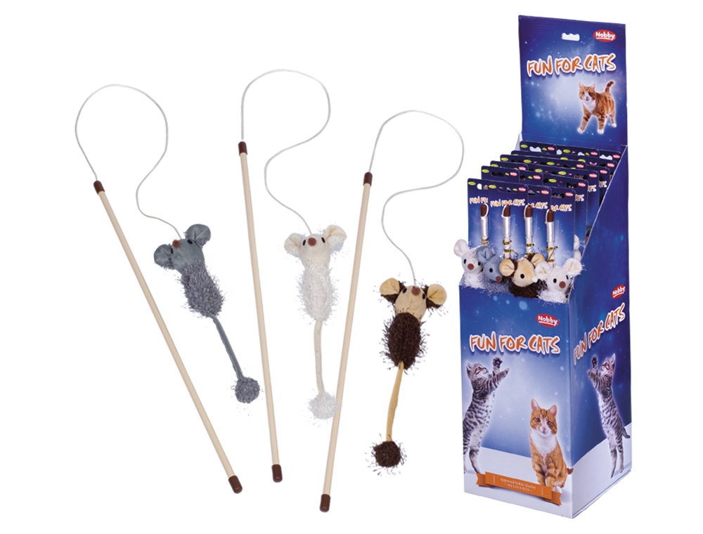 Peluche rato com catnip