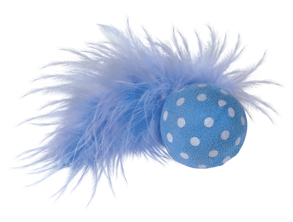 Bola com plumas 