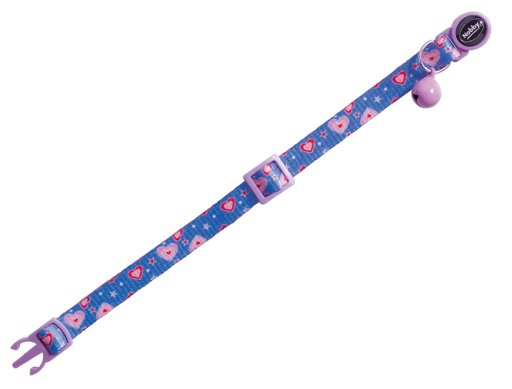 Coleira para gato"Flower Azul"