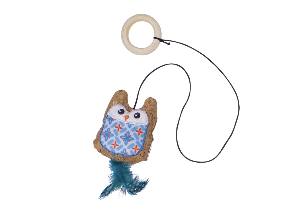 Peluche de cortiça com catnip