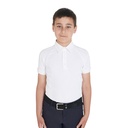 Polo Concurso Slim Fit Rapaz Equestro