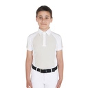 Polo Concurso Slim Fit Rapaz Equestro