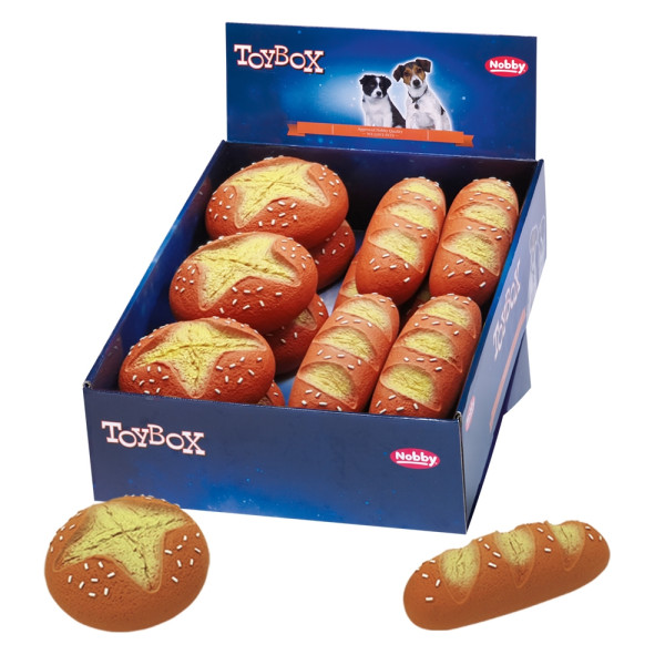 Brinquedo Pão Latex Pack 14un
