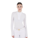 Camisa de concurso Slim Fit Mesh Equestro