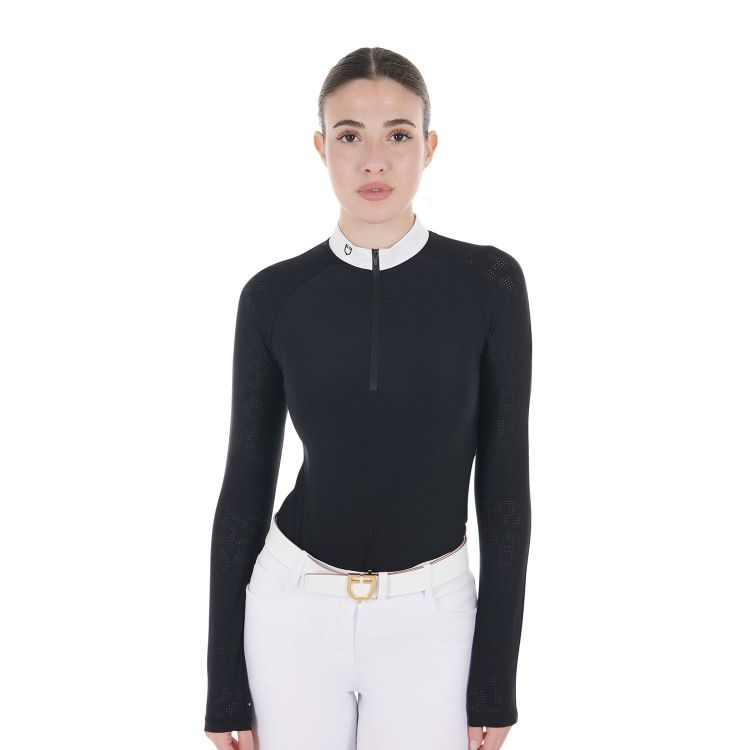 Camisa de concurso Slim Fit Mesh Equestro