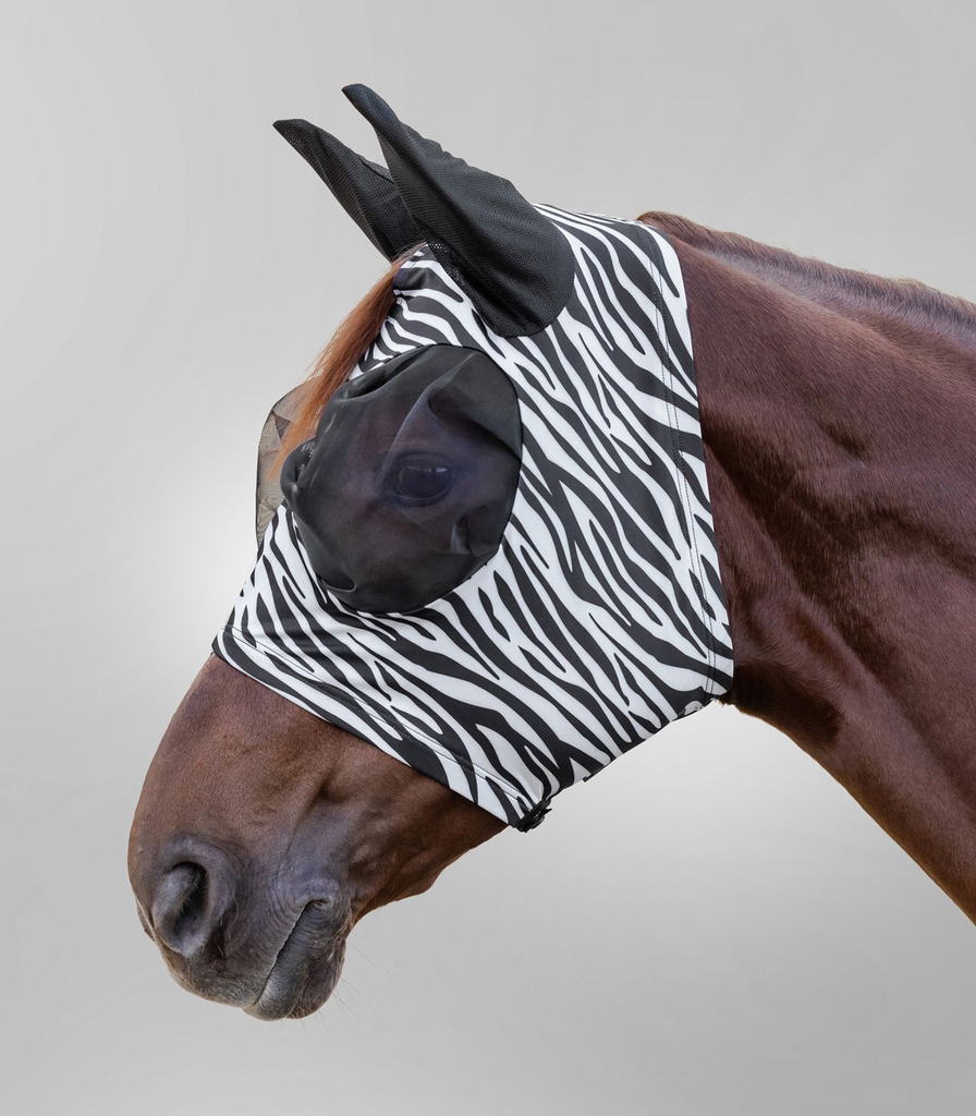 Máscara de moscas Zebra