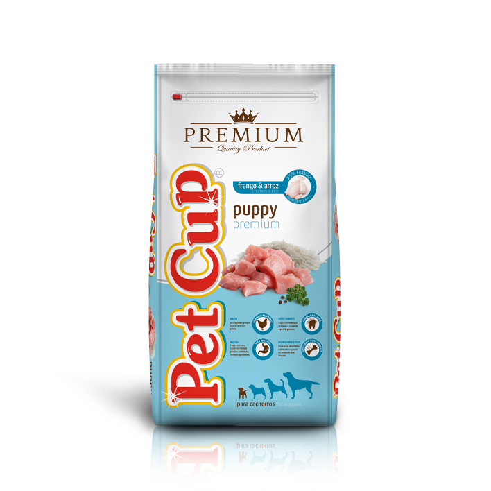 Cão Puppy Frango e Arroz "Pet Cup"