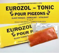 Eurozol Tonic (Formula Melhorada), o famoso tônico belga estimulante para pombos