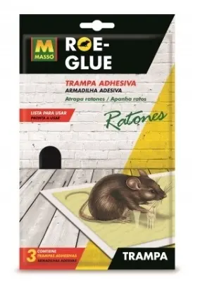 Armadilha Cola Ratos C/Atrativo 3 uni