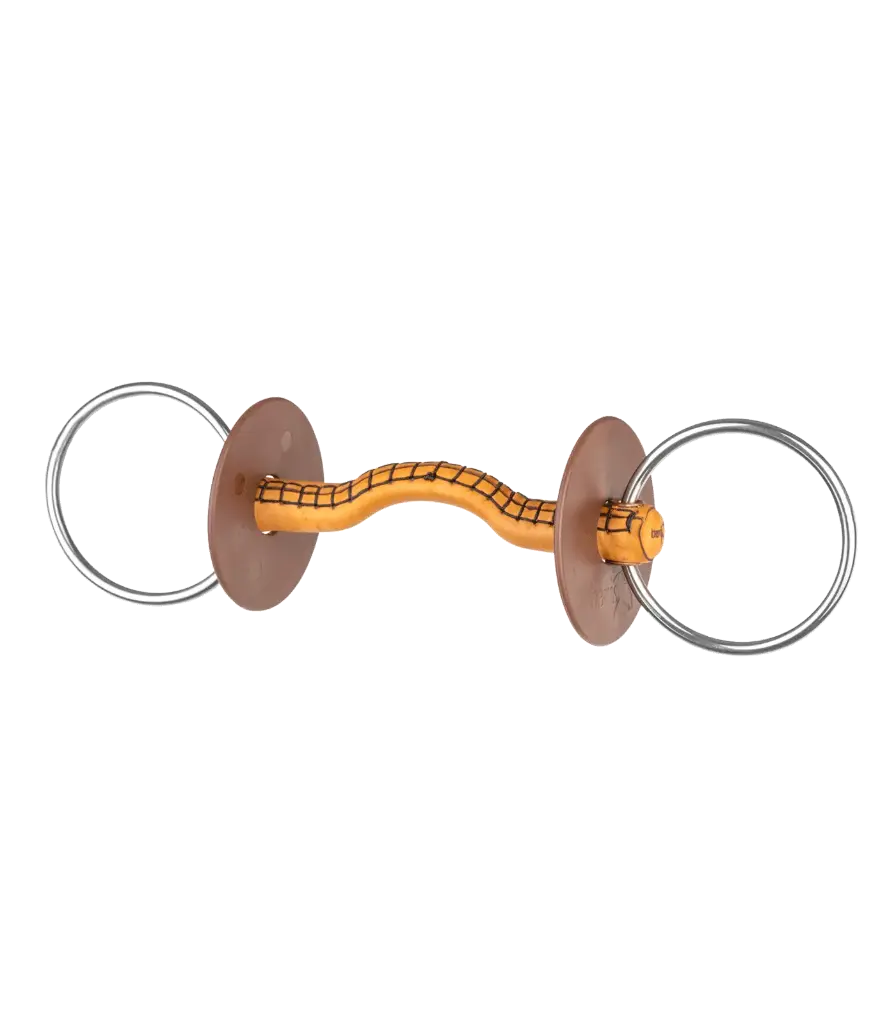 Bridão Water, Konnex leather bar argolas de 7,5cm
