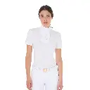 Polo de concurso Slim Fit Equestro Brilhantes e Folhos
