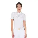 Polo de concurso Slim Fit Equestro Perfurado