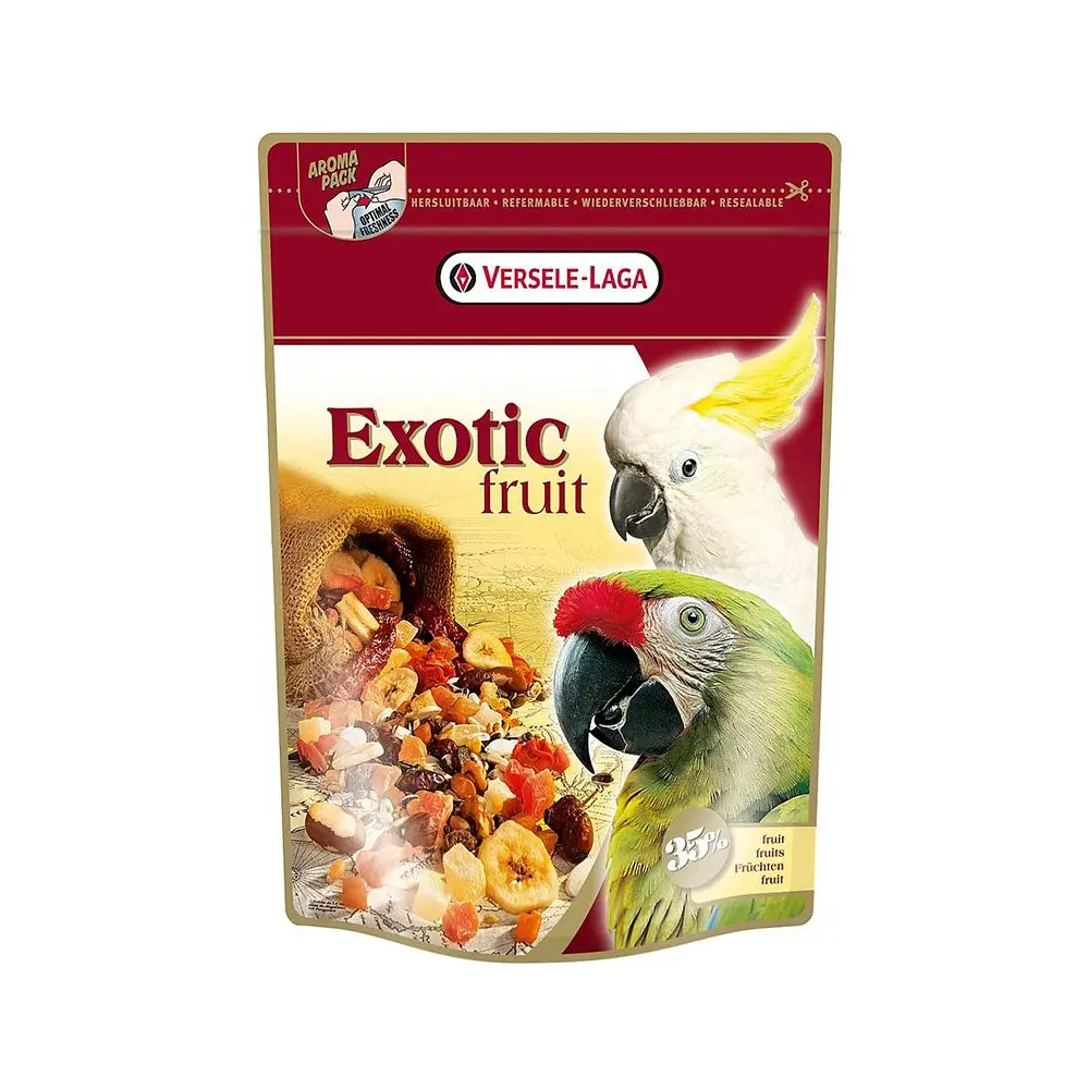  Versele-Laga Exotic Fruit Alimento Composto Papagaios 600g 