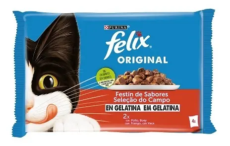 Felix Original Seleção de Carnes 4x85gr 