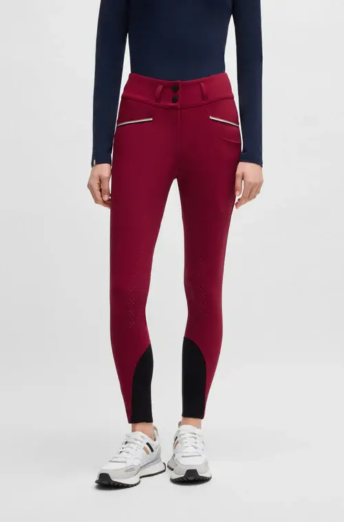 Calças Boss Hailey Cintura Subida Dahlia