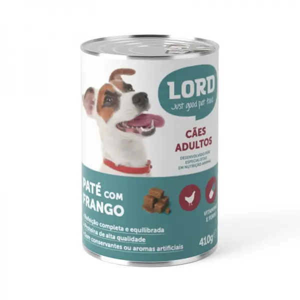 Lord Pate Cão Pedaços c/molho 410gr
