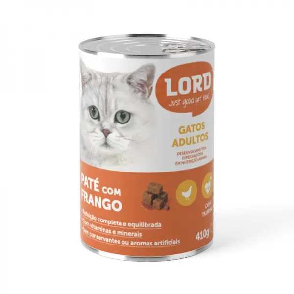 Lord Pate Gato Frango Pedaços c/molho 410gr