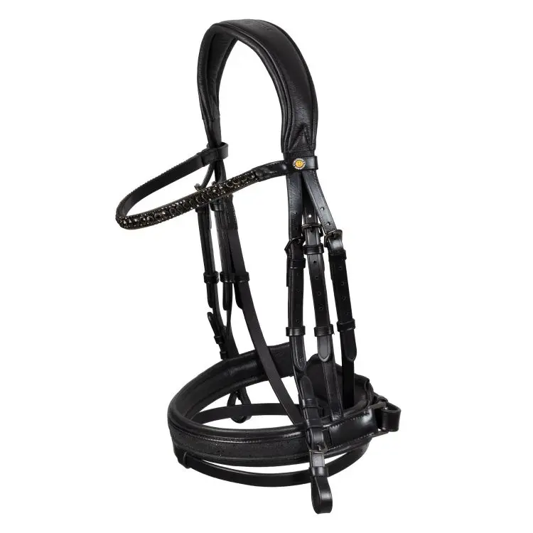 Cabeçada Anatomica Padded Equestro Glitter