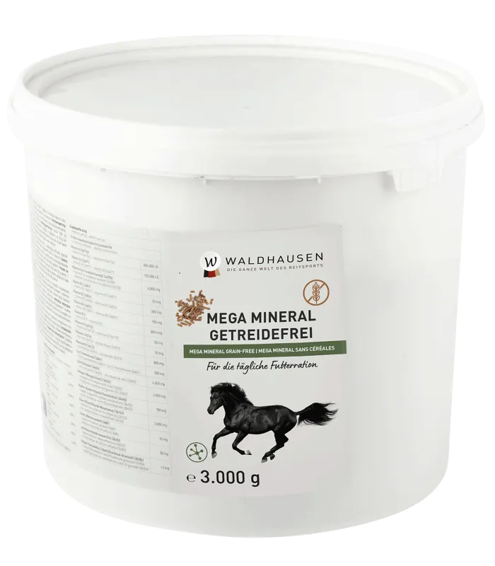 Mega Mineral sem cereais - Para a ração diária, 3 kg