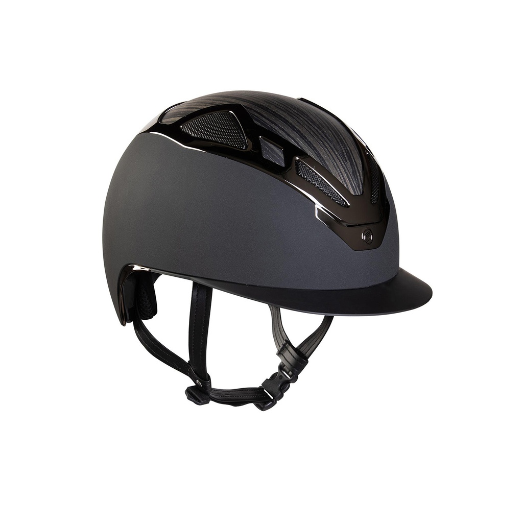 CAPACETE APEX WOOD ANTRACITE FOSCO