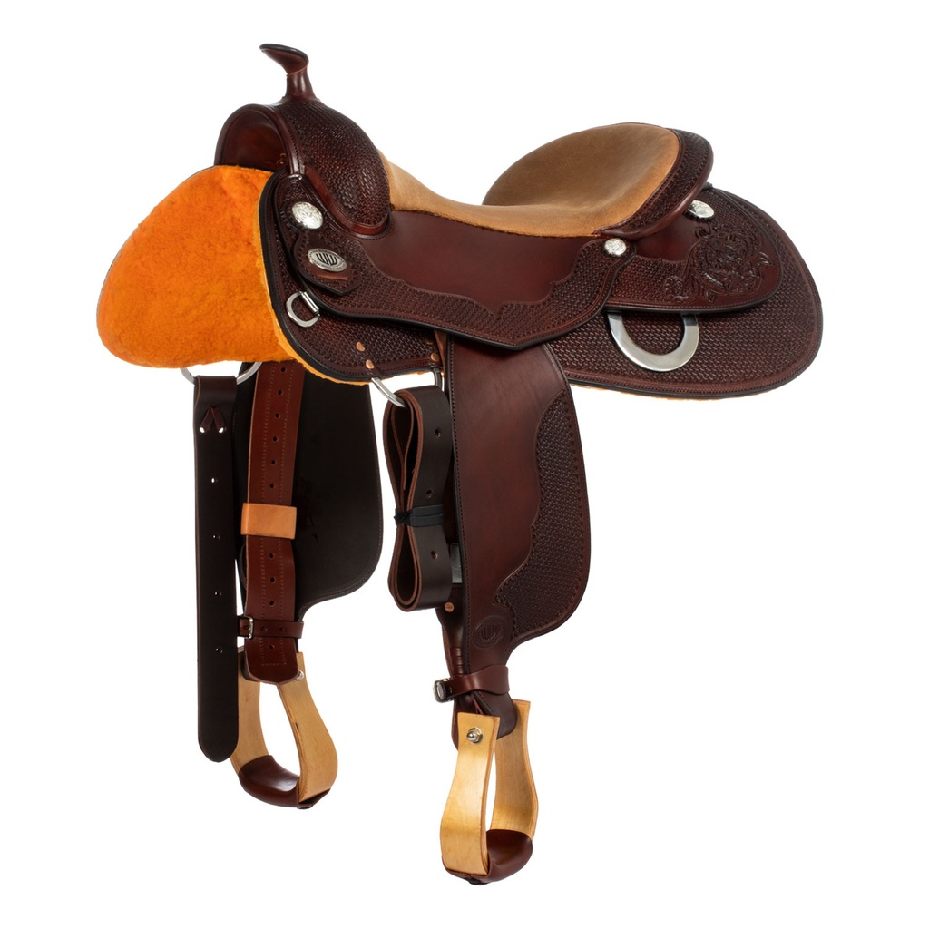 Selle Westwood classic reining big butterfly borgonha