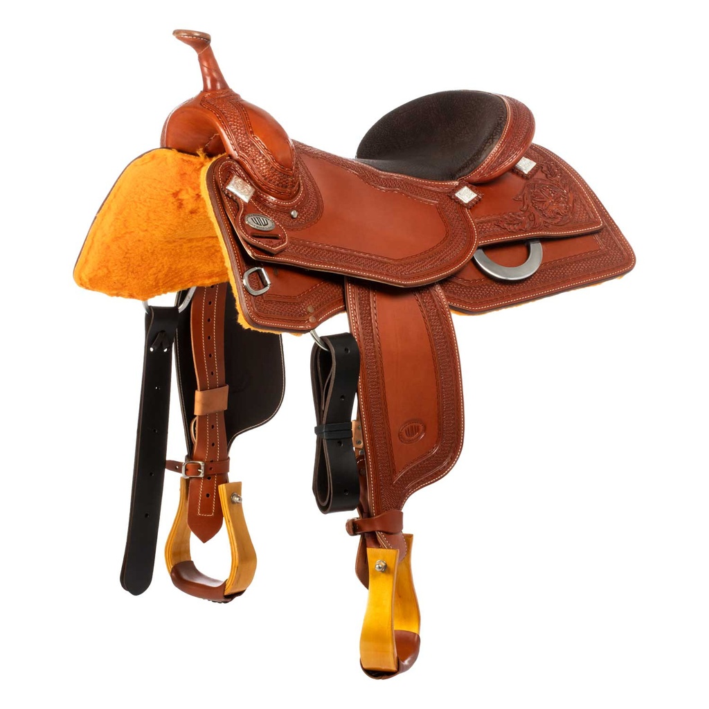 Sela Westwood Classic cutting/team penning com borda de assento acolchoada #6