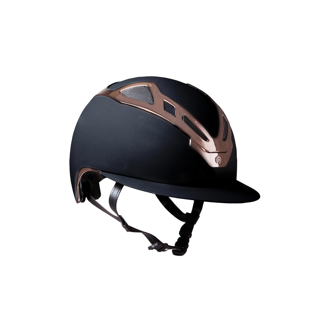 CAPACETE APEX CHR BLK MATT/ROSE GOLD LADY