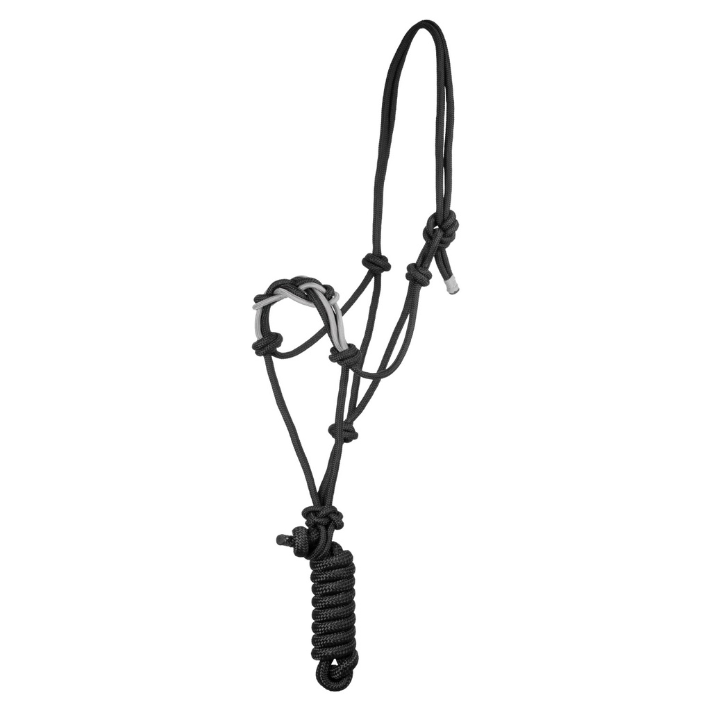 Caveira com corda trançada sobre o nasal