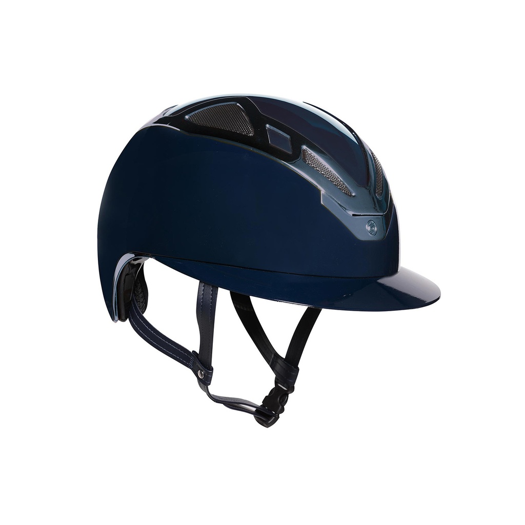 CAPACETE APEX CHROME LADY AZUL MARINHO BRILHANTE