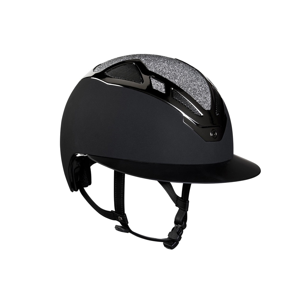 CAPACETE APEX SWAROVSKI LADY PRETO