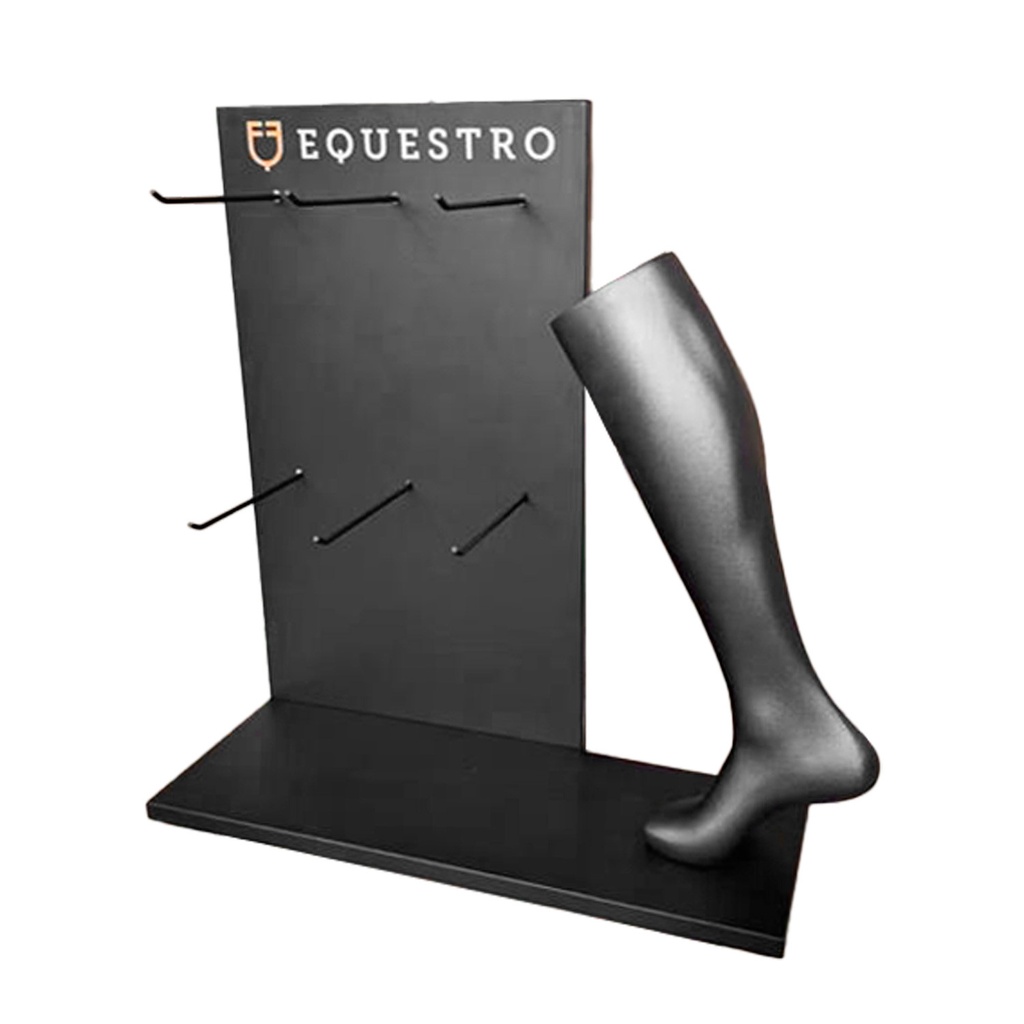 Expositor de meias em aço e plástico preto L650/W250/H700 mm