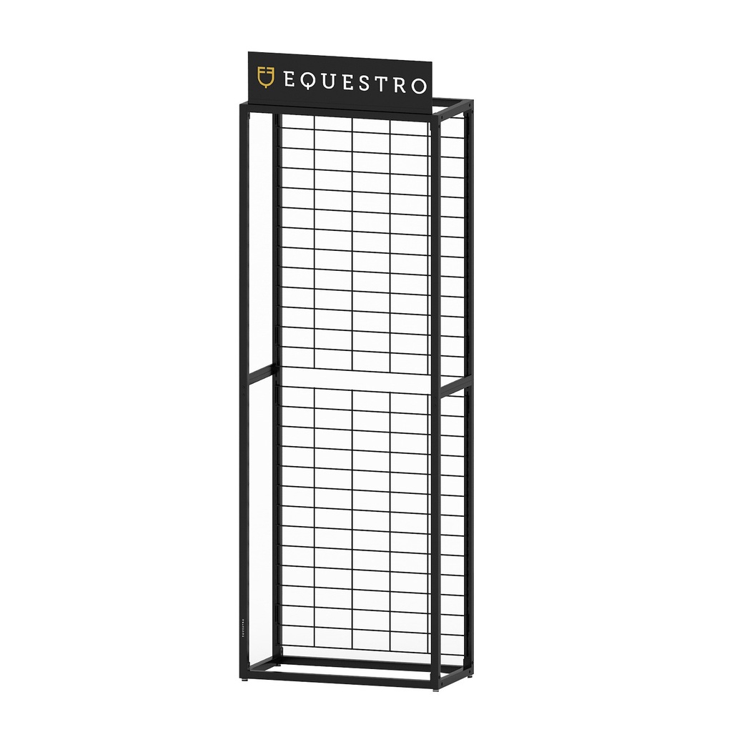 Parede principal de sustentação 79X40X240CM com rede metálica